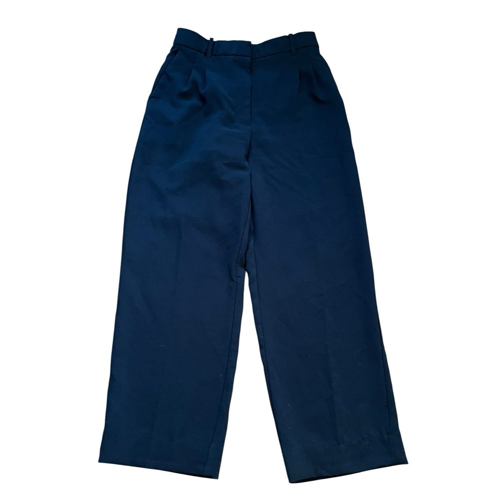 Aritzia Effortless  Wide Leg Trousers Pants Black , Size 4